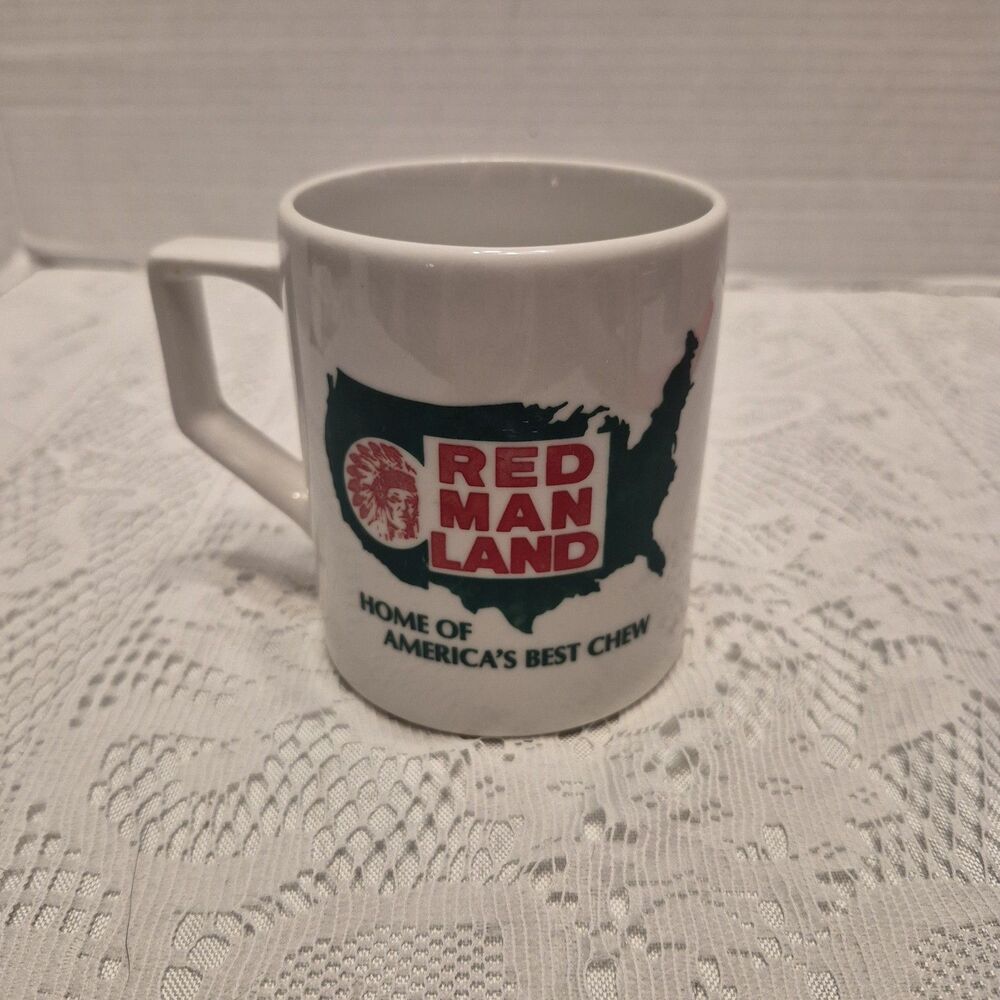 Red Man Land Home Of America's Best Chew Coffee Mug Cup